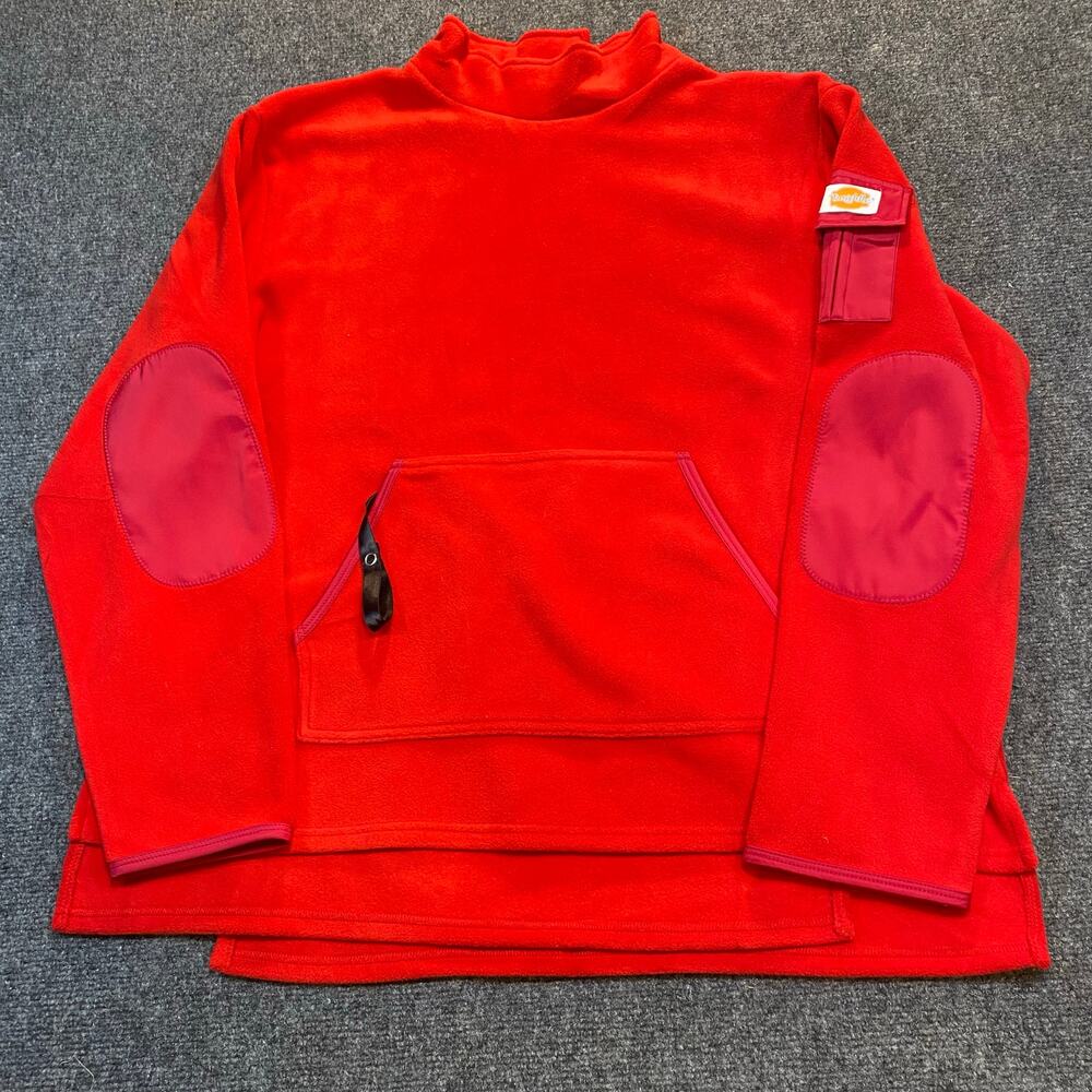 Twiddle AdaptiWrap Adaptive Fleece Long Sleeved Back Closure Shirt Unisex Large